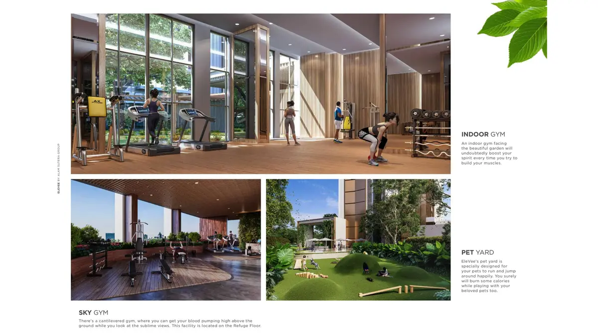 Area Rekreasi dan Kebugaran EleVee Apartemen_Gambar 12