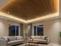 Model Minimalis, Motif Kayu, dan Pencahayaan LED Model Minimalis, Motif Kayu, dan Pencahayaan LED