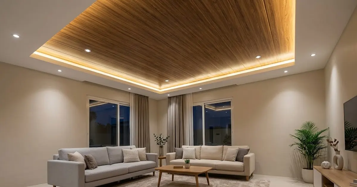 Model Minimalis, Motif Kayu, dan Pencahayaan LED