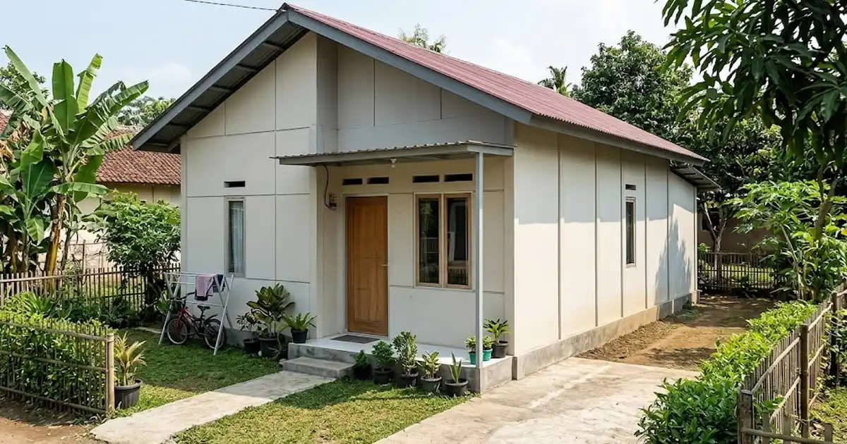 Model Rumah GRC Ukuran 5x7